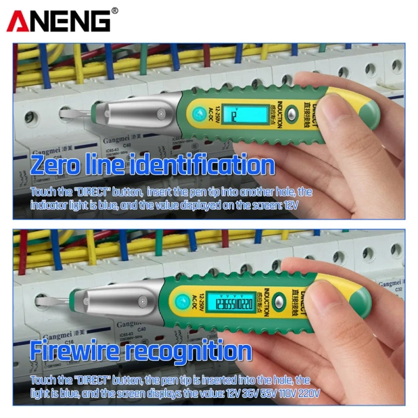 ANENG VD700 Test Screwdriver Pen Multi-functional Voltage Detector Contactless Electrician Tester Key Duspol Tester Sensor Tools
