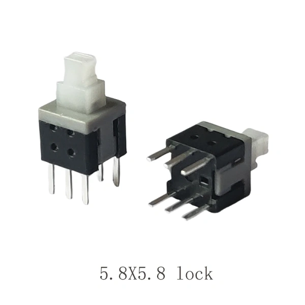 Self-Locking Switch Push Button Swith Press On Off 6Pin Size 5.8x5.8mm 7x7mm 8X8mm 8.5x8.5mm