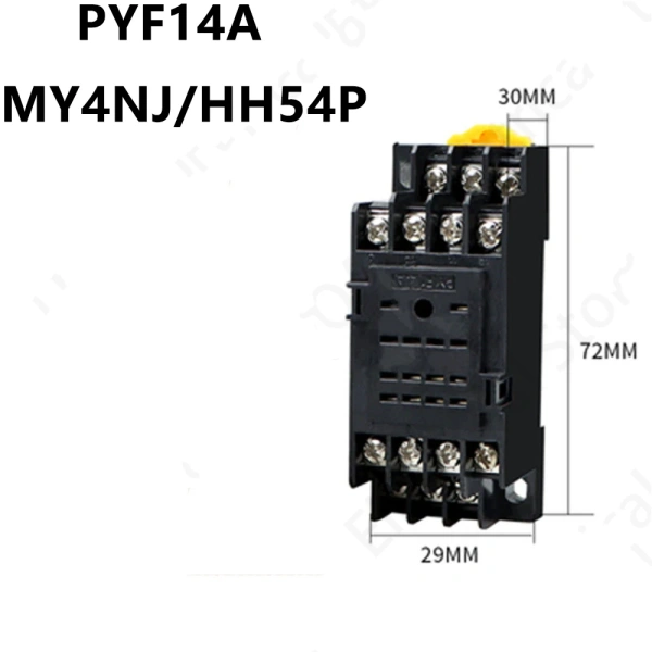 8pin 11pin 14pin PYF/PTF 14A relay base PYF08A MY2NJ MY3NJ MY4NJ LY2NJ LY3NJ LY4NJ small intermediate relay HH52P/HH64P
