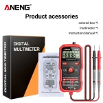 ANENG 8340 Intelligent Anti Burn Digital Multimeter Voltmeter Ohm Meter 1999 Counting AC/DC Voltage Resistance NCV Household Cir