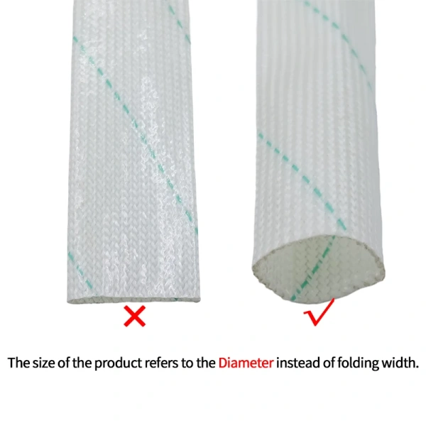 High Temperature Insulation Fiberglass Tube Wire Tubes Yellow Wax Glass Fiber Braided Sleeve Casing Pipe Waterproof Dropshipping