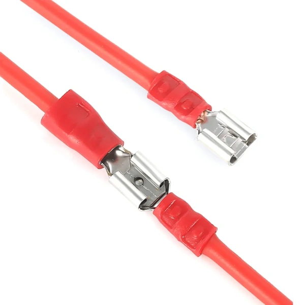 Female Male Crimp Terminal 2.8mm 4.8mm 6.3mm Insulated Spade Wire Connector Electrical Wire Cable Plug