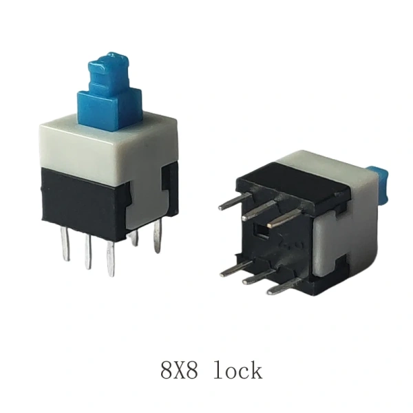 Self-Locking Switch Push Button Swith Press On Off 6Pin Size 5.8x5.8mm 7x7mm 8X8mm 8.5x8.5mm