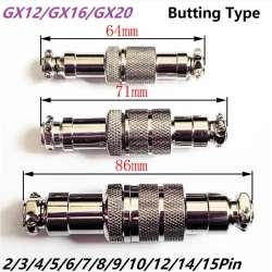 Butting Aviation Circular Socket GX20 2P 3P 4P 5P 6P 7P 8P 9P 10P 12P 14P 15Pin Male Female Docking Wire Panel Connector