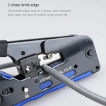 Network cable clamp pliers stripping Crimping pliers/Professional Network Cable Tester RJ45 RJ11 RJ12 CAT5 UTP LAN Cable Tester