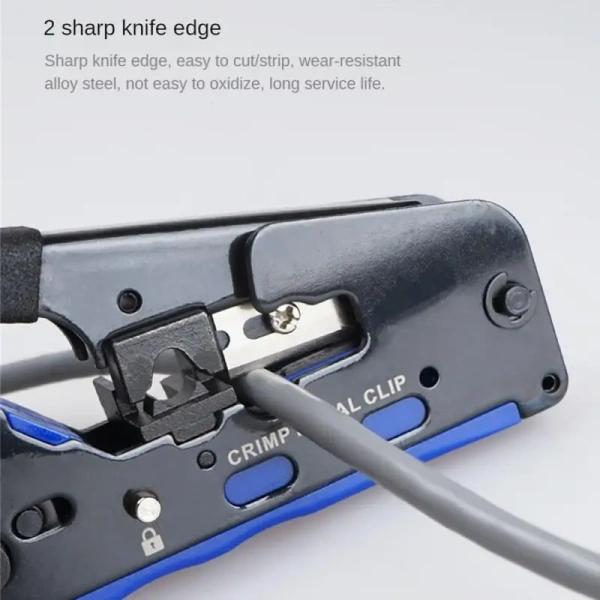 Network cable clamp pliers stripping Crimping pliers/Professional Network Cable Tester RJ45 RJ11 RJ12 CAT5 UTP LAN Cable Tester