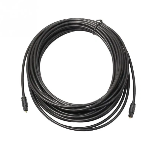 Toslink Gold-Plated Digital Optical Audio Cable 1m 1.5m 2m 3 / 5m 10m 15m 20m SPDIF MD DVD Gold-Plated Cable High Quality