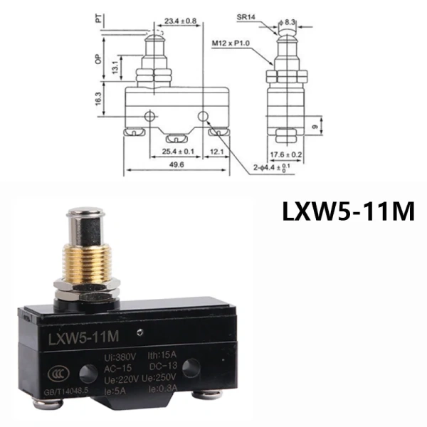 Travel Switch Limit Switch Microswitch Lxw5-g1 G2 G3 Q1 Q2 N1 D1 11m