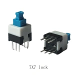 Self-Locking Switch Push Button Swith Press On Off 6Pin Size 5.8x5.8mm 7x7mm 8X8mm 8.5x8.5mm