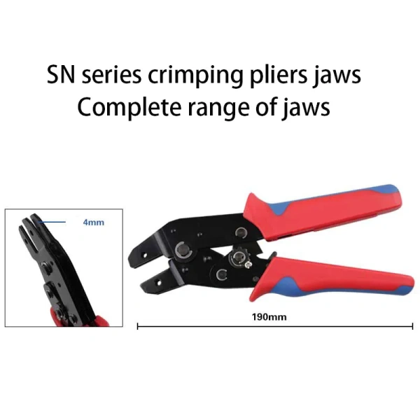 Crimping Tool Pliers Crimp Jaw Set,4mm Slot Jaws/2546B/2549 used for Crimping Terminals