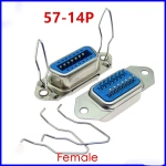 57 Series Centronics Connector Male Female CN-14P24P36P/50P 180 Degree Straight Pin PCB Mount Type Printer Port 40240 40360