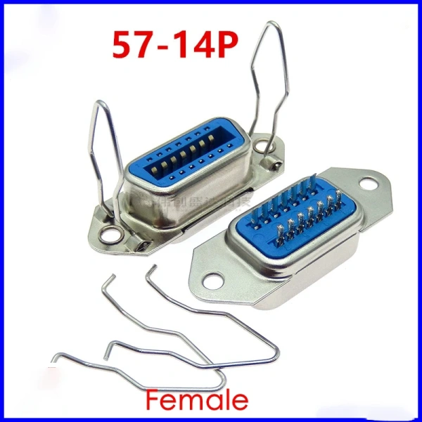 57 Series Centronics Connector Male Female CN-14P24P36P/50P 180 Degree Straight Pin PCB Mount Type Printer Port 40240 40360