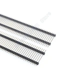 2.54mm Double plastic Single Row Male 40P PCB Board Pin Header Connector Pinheader 1*40p Long 11.2/15/17/19/21/25/30/40mm