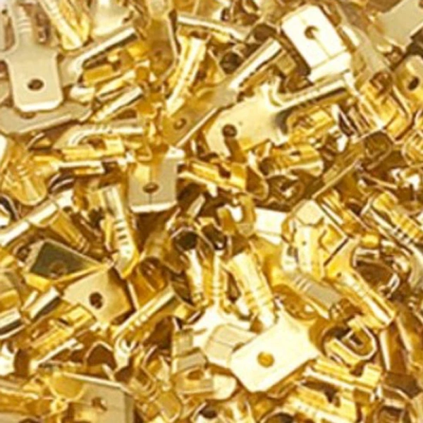 2.8/4.8/6.3mm Female and Male Crimp Terminal Brass Car Speaker Electric Wire Connectors And Insulating Sheath