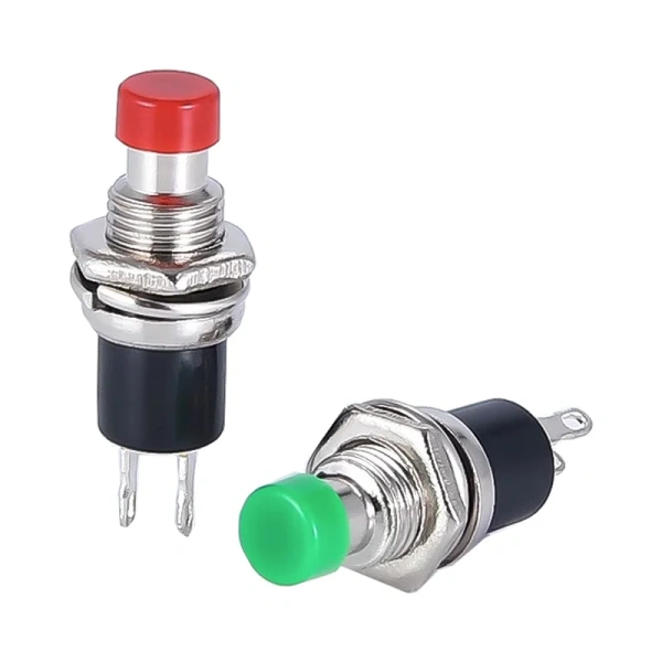7MM,Mini Round Momentary Push Button Switch Press The Self-Reset,Normally Open 1NO,Normally Closed 1NC,Micro Switchs