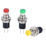 7MM,Mini Round Momentary Push Button Switch Press The Self-Reset,Normally Open 1NO,Normally Closed 1NC,Micro Switchs