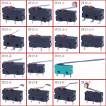 Micro Switch 10mm x 20mm Limit Switch 3 Pin/2 Pin 5A 250VAC ZW12 Series Tact Switch On Off