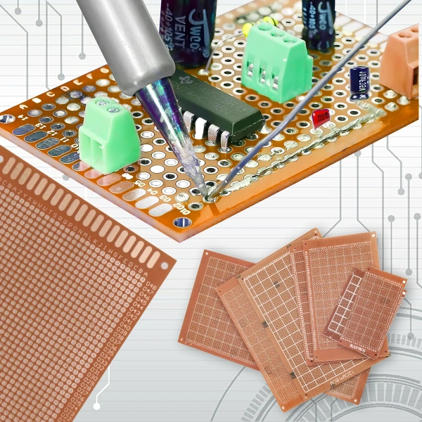 Prototype Paper PCB Universal Board Single Sided Matrix Circuit Boards DIY Experiment 5x7 7x9 9x15 12x18 13x25 15x18