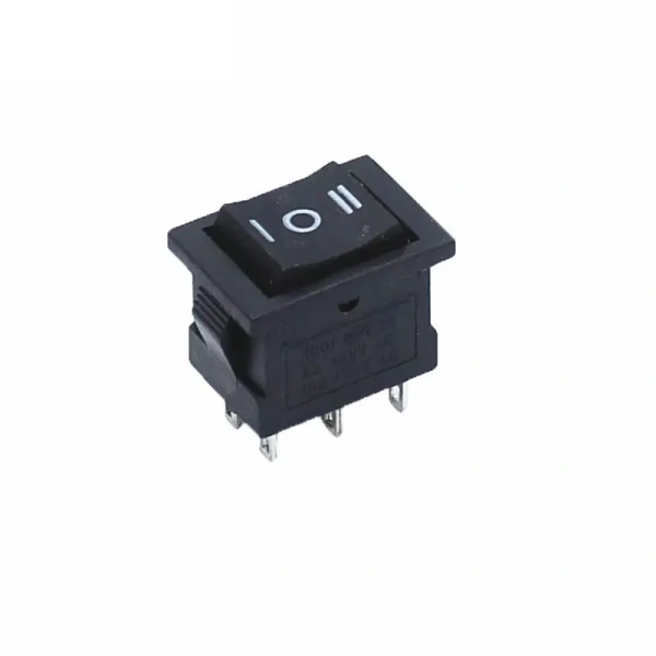 KCD1-202 KCD1-203 Rocker Switch Panel Monuting 19*13mm 10A125VAC DPDT 6P2 6P3 Push Button Switch Boat Car Snap-in on/Off