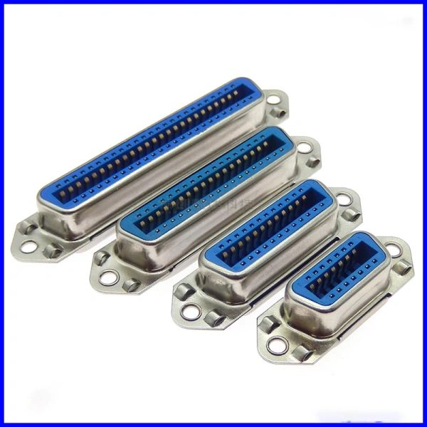 57 Series Centronics Connector Male Female CN-14P24P36P/50P 180 Degree Straight Pin PCB Mount Type Printer Port 40240 40360