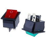 KCD4 Latching Rocker Switch Power Switch ON-OFF 2 Position I/O 4 Pins Electrical equipment with Light 16A 250VAC 20A 125VAC