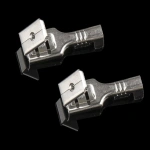 6.3mm 4.8mm Anti-back Strap Self-locking Plug Spring Cold-Pressed Terminal Block Wire Copper Joint DJ6212-4.8B DJ6212-6.3B