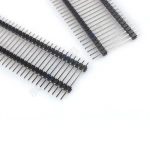 2.54mm Double plastic Single Row Male 40P PCB Board Pin Header Connector Pinheader 1*40p Long 11.2/15/17/19/21/25/30/40mm