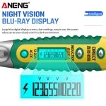 ANENG VD700 Test Screwdriver Pen Multi-functional Voltage Detector Contactless Electrician Tester Key Duspol Tester Sensor Tools