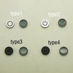 6X6X7.2mm Momentary Tact Button LED 3V Adding Caps H=8.2mm 6Pin DIP Tactical Keyboard Mini Push Button Press Button