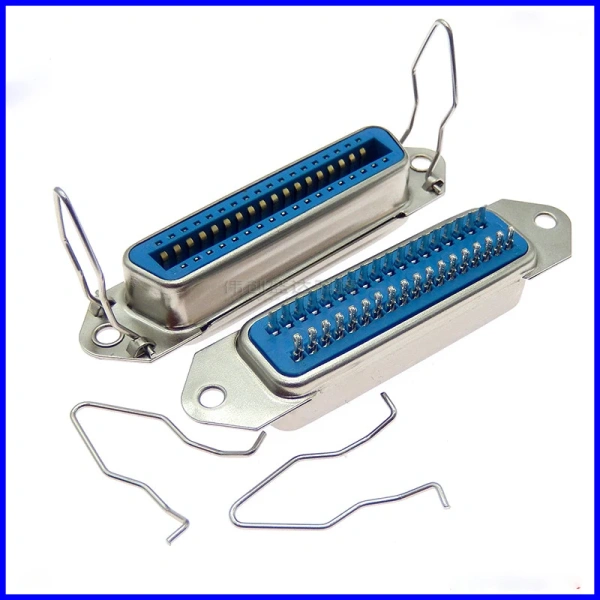 57 Series Centronics Connector Male Female CN-14P24P36P/50P 180 Degree Straight Pin PCB Mount Type Printer Port 40240 40360