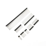 2.54mm Pitch 2p 3p 4p 5p 6p 8p 10p 15p 30p 40p Single Row Male Connector PCB Board Pin Header Long 13/15/17/19/21/25mm