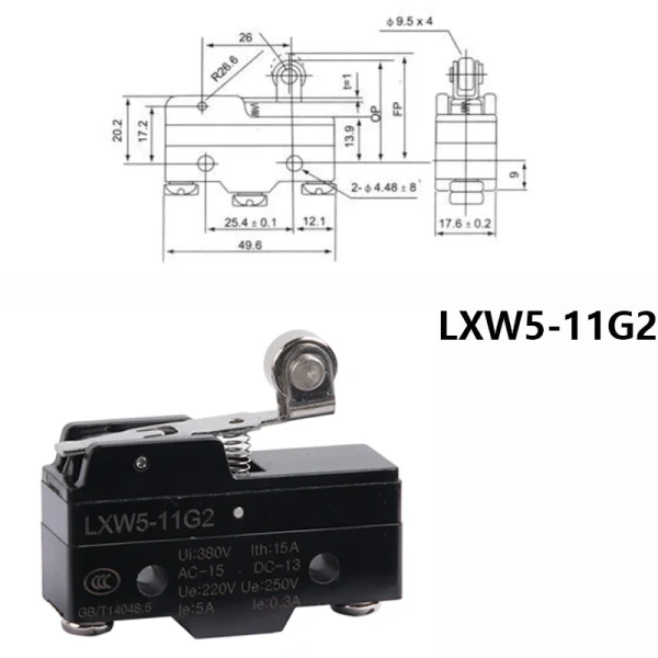 Travel Switch Limit Switch Microswitch Lxw5-g1 G2 G3 Q1 Q2 N1 D1 11m