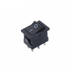 KCD1-202 KCD1-203 Rocker Switch Panel Monuting 19*13mm 10A125VAC DPDT 6P2 6P3 Push Button Switch Boat Car Snap-in on/Off