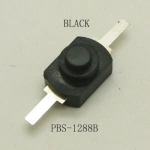 Flashlight Button 5V 1A Power ON-OFF Latching Press Locking PBS Button 12mm*8mm (12mmx8mm) DC 30V 1A Plastic Button