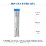 Soldering Iron Kit Electric 60W 220V Adjustable Temperature Soldering Gun Welding Tools, 5pcs Replacement Tips and Solder Wire (Basic)