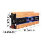500W 1200W 2200W  Modified Sine Wave Inverter DC 12V 24V 48V 60V to 220V Car Power Voltage Converter