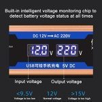 500W 1200W 2200W  Modified Sine Wave Inverter DC 12V 24V 48V 60V to 220V Car Power Voltage Converter