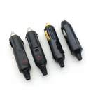 Car Power Cigarette Plug 3A/10A/15A/20A Fuse Led Charger Cable adapter