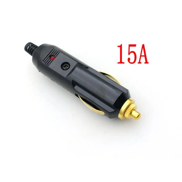 Car Power Cigarette Plug 3A/10A/15A/20A Fuse Led Charger Cable adapter