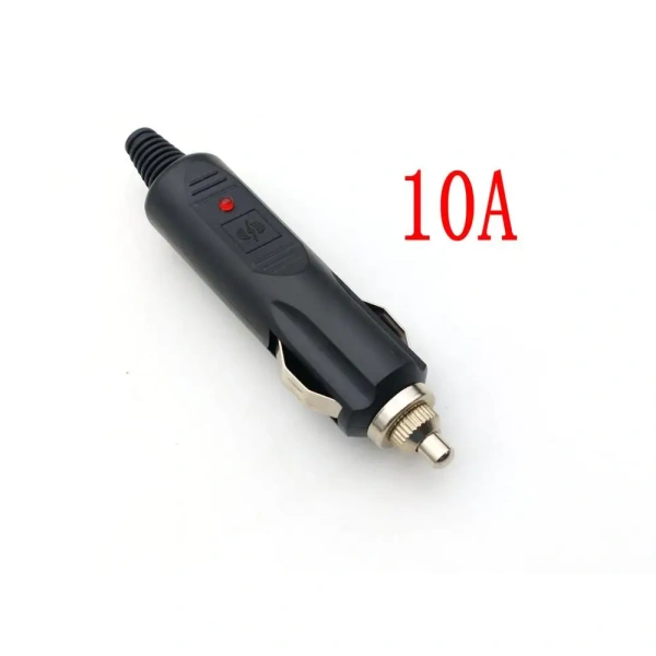 Car Power Cigarette Plug 3A/10A/15A/20A Fuse Led Charger Cable adapter