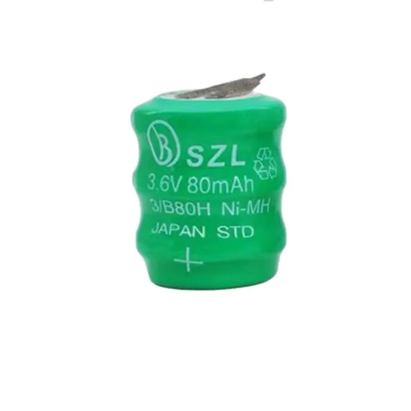 SZL 3.6V 60mAh 80mAh Rechargeable Nickel-cadmium Battery
