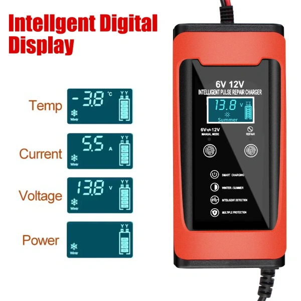 Smart Pulse Repair Battery Charger 6V 12V