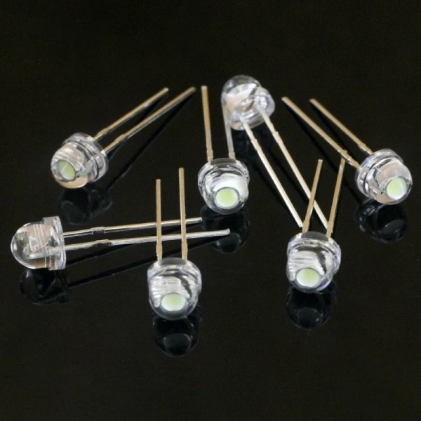 12v 5v 5mm Led Straw Hat Super Bright White Red Blue Green Indicator Light Emitting Diode Epistar Chip Built-in Resistanc