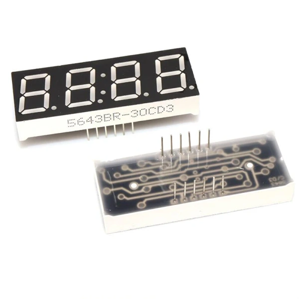 0.56inch LED display 7 Segment 1 Bit/2 Bit/3 Bit/4 Bit Digit Tube Red Common Cathode / Anode Digital 0.56 inch led 7segment