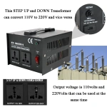 110V-220V Intelligent Efficient Step Up Down Transformer ST-1000W Home-use Household Electrical Appliance Voltage Converter