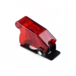 12V, 20A, LED car switch, F1 racing fighter switch switch carbon fiber protective cover TM