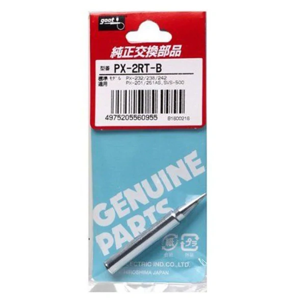Japan GOOT PX-2RT Welding Tips for PX-201 PX-232 PX-238 PX-242 PX-336 SVS-500 Soldering iron Replacement Solder Parts