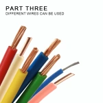 1 Input 2/3/4/5 Output Splitter Quick Spring Splicing Wire Connector Electric Cable Terminal Block Push In With Operation Lever