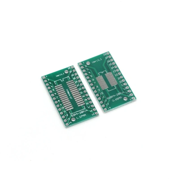 PCB Board Kit SMD Turn To DIP Adapter Converter Plate SOP MSOP SSOP TSSOP SOT23 8 10 14 16 20 28 SMT To DIP
