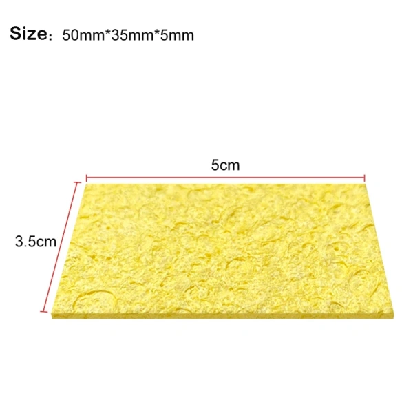 Yellow Cleaning Sponge Cleaner for Enduring Electric Welding Soldering Iron